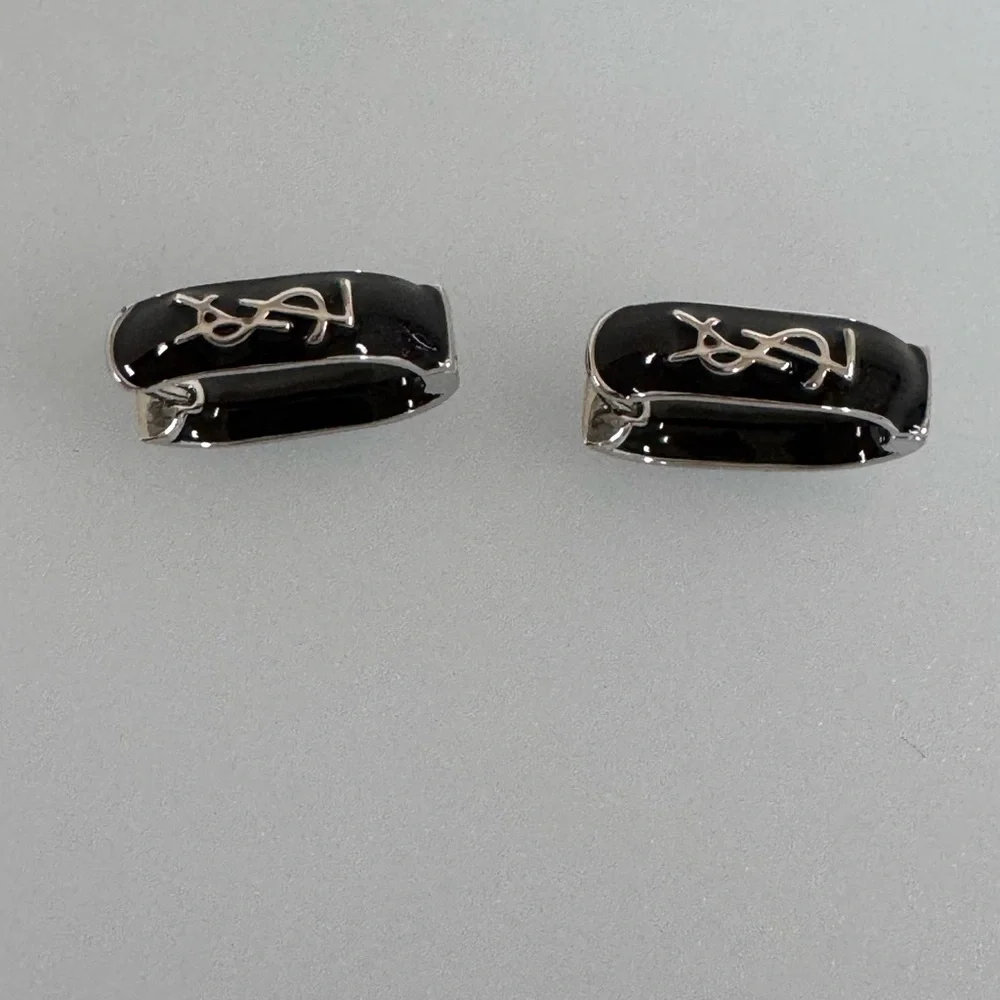 SAINT LAURENT Earrings Authentic 100% - Picture 8 of 12